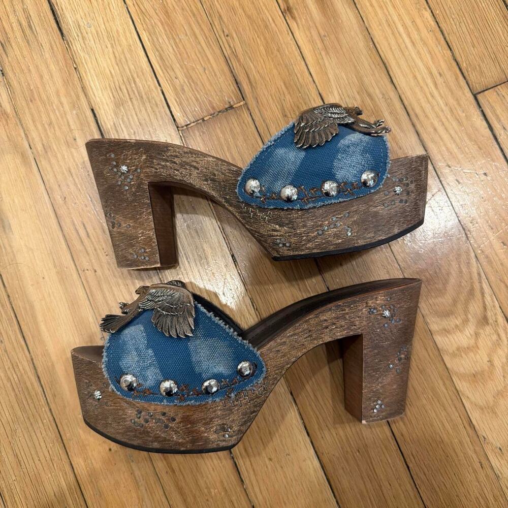 Rare vintage giuseppe zanotti wooden - Picture 2 of 3